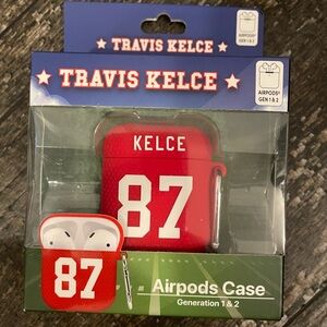 Travis Kelce 87 Kansas City Chiefs Airpods Case Generation 1&2 NFL Taylor Swift
